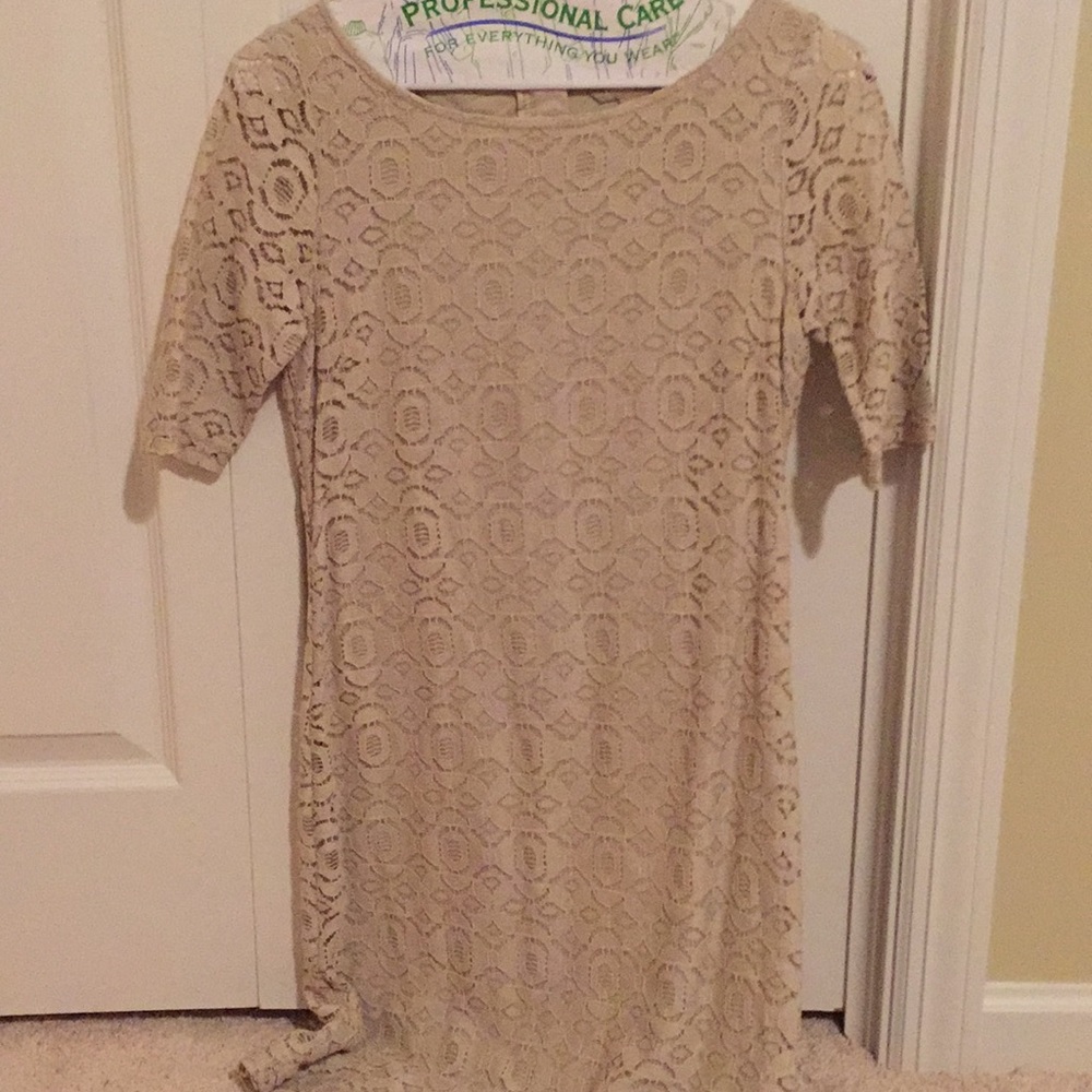 Lace banana republic dress